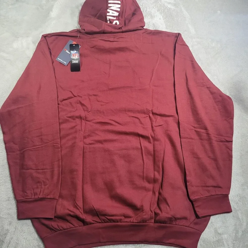 Arizona Cardinals Sweatshirt Mens XL Tall Red NFL Football Fanatics Pullover